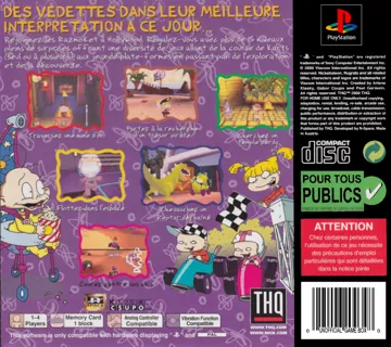 Nickelodeon Les Razmoket - Font leur Cinema (FR) box cover back